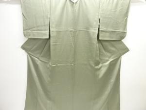 のり散らし模様織出し一ツ紋単衣色無地着物